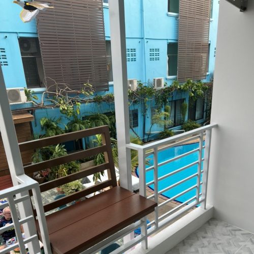 The Pool from Hometel Balcony